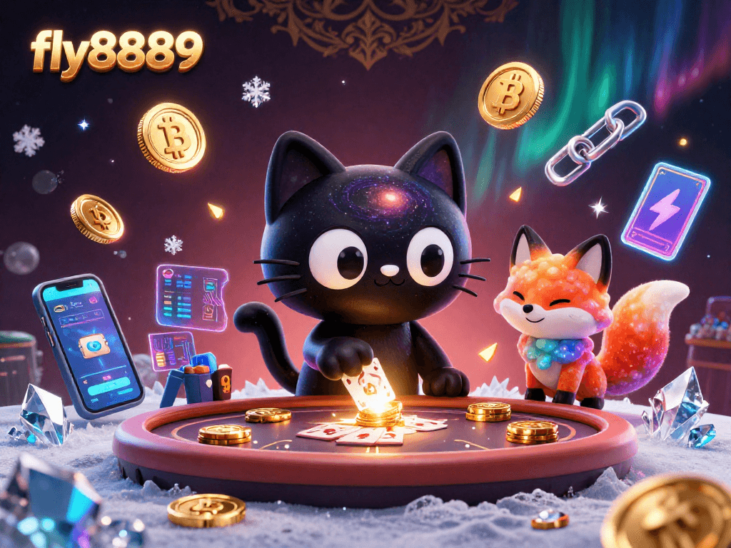 Fly8889 offers exhilarating casino gaming with 3D visuals, capturing excitement in a cosmic setting.