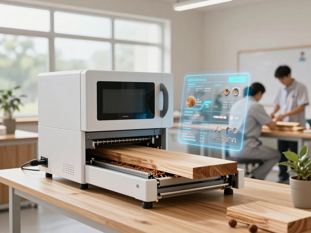 Holzschädlinge effektiv entfernen mit innovativer mikrofontechnologischer Lösung für die Holzverarbeitung.