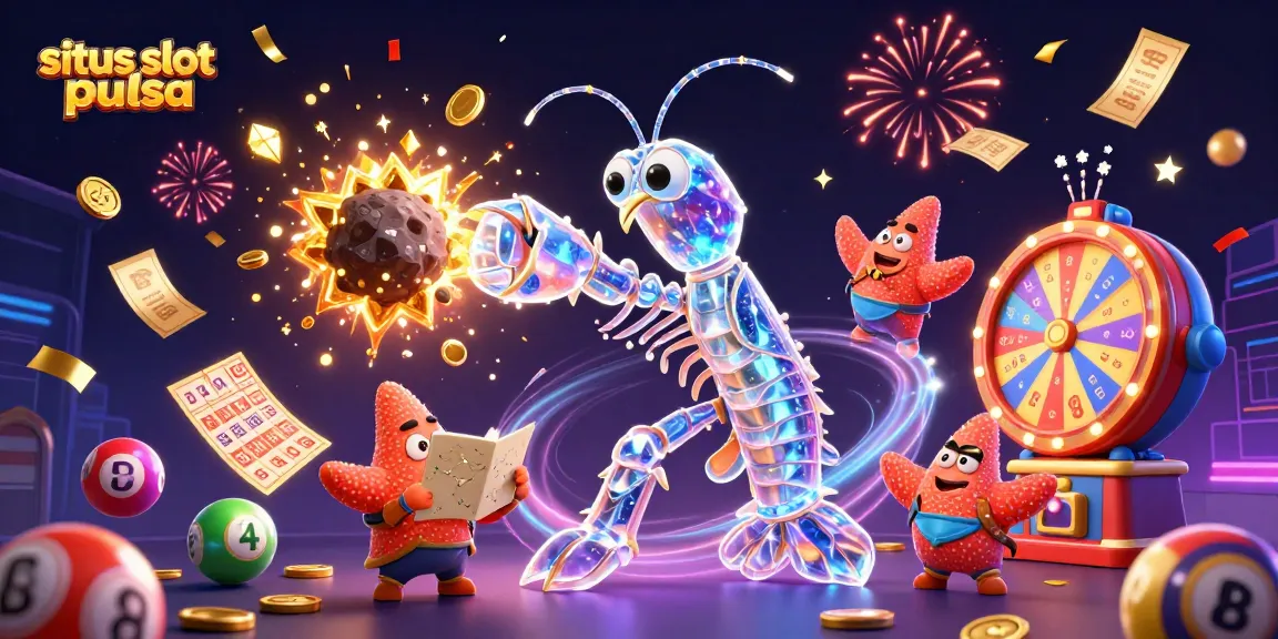Experience thrilling action at situs slot pulsa with engaging lottery-themed elements and vibrant 3D characters.